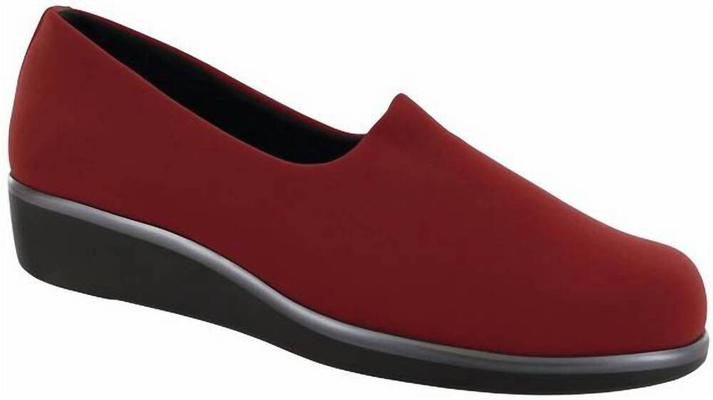 NEW SAS women's bliss slip-on in red